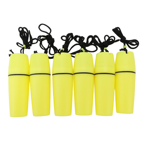 Lot de 6 bouteilles étanches portables en ABS pour kayak, avec corde de suspension, pour la plongée, le snorkeling et le surf - Product Image 1