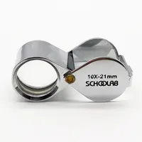 10X Pocket lente di ingrandimento dei monili di diamante Lente di Ingrandimento