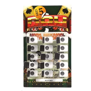 売れ筋ユニークなデザイン非常に便利なカスタムプルタブゲーム宝くじチケットビンゴプルタブ