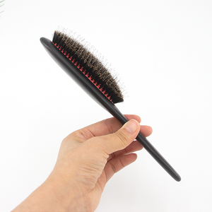 Cepillo Desenredante de Lujo para Salón con Cerdas de Jabalí ABS para Cabello Húmedo y Rizado, Extensiones y Pelucas, con Logotipo Personalizado y Cerdas de Nylon - Product Image 5