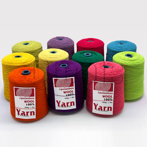 Fil à tisser en laine de Nouvelle-Zélande 100% Tex 837-3, fil à tisser en laine, fil à tisser pour pistolet à tisser, logo personnalisé d'usine d'origine - Product Image 2