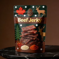 Sachet Doypack Personnalisé Imprimé, Recyclable, Scellé, en Plastique et Feuille d'Aluminium, Qualité Alimentaire, pour Lait, Aliments pour Animaux, Viande Séchée, Noix, Fruits Secs, Snacks