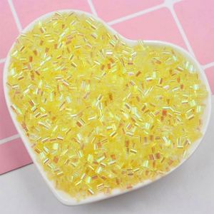 500g Soft Straws Tube Beads Colorful Educational Teens & Adults Plastic Tube Bugle <b>Slime</b> Accessories Charms - Product Image 2