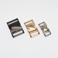 Boucles à dégagement rapide sangle sangle connecteur sac à dos fermeture en métal boîte de luxe serrure pour bagages logo personnalisé disponible
