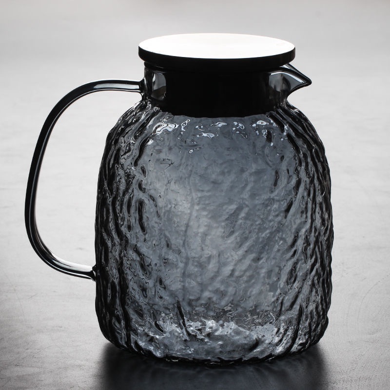 large capacity 1.8l borosilicate glass Pitcher heat-resistant glass cold water bottle cool kettle glass jug
