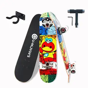 Atacado longboard deck Impressão Skate Alta Velocidade Skate Board para Meninos