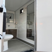 Unité de toilettes mobiles professionnelles portables, WC préfabriqué extérieur pour utilisation dans les espaces publics