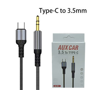Nuevo Adaptador <span class=keywords><strong>de</strong></span> Audio Tipo-C a 3.5mm con Carcasa <span class=keywords><strong>de</strong></span> Aluminio Chapada en Oro <span class=keywords><strong>de</strong></span> Alta Fidelidad para Automóvil, <span class=keywords><strong>Cable</strong></span> Adaptador Auxiliar para Ip - Product Image 1