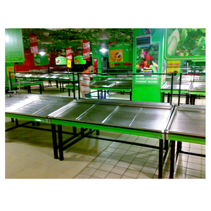 ชั้นวางผักและผลไม้สีเขียวสำหรับร้านค้า - Product Image 6