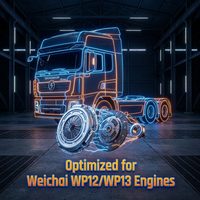 Kupplungssatz für Shacman Delong X3000 M3000 (DZ91189160301 + DZ91189160210 + DZ91189160215) - Weichai WP13 Motor Elite Serie