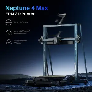 ELEGOO Neptune 4 Max nivelación automática 420*420*480mm tamaño de impresión FDM Impresora 3D