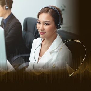 70Hz-16kHz Headset <b>Microphone</b> for Church Metal <b>Wired</b> Waterproof Made in Taiwan Customized Packaging - Product Image 1