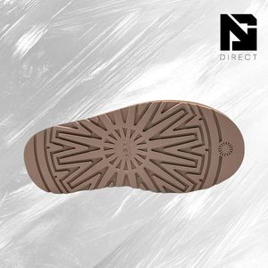 Ugg Disquette Slipper Wmns 'châtaigne' Ugg Pantoufles moelleuses de luxe de haute qualité pour femmes Nouveaux styles - Product Image 5