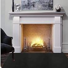 Tappetino per Griglia in Fibra di Vetro Resistente alle Fiamme, Rivestito in Silicone, Impermeabile e Ignifugo, per Caminetto Interno ed Esterno, Accessori per Barbecue - Product Image 2