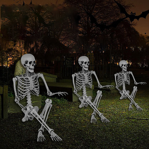 Squelette d'Halloween <span class=keywords><strong>de</strong></span> simulation humaine, accessoires <span class=keywords><strong>de</strong></span> décoration pour fête d'<span class=keywords><strong>horreur</strong></span>, squelette d'<span class=keywords><strong>horreur</strong></span>, enseignement <span class=keywords><strong>de</strong></span> <span class=keywords><strong>l</strong></span>'<span class=keywords><strong>anatomie</strong></span> humaine - Product Image 1