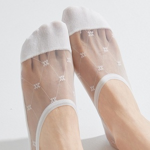 Chaussettes invisibles en dentelle ultra fines respirantes antidérapantes pour femmes, chaussettes plates A01-1-6 - Product Image 4