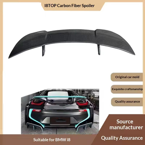 Factory Direct Sale Real Carbon Fiber Tail Fins Fix Rear Spoilers for I8 2013-2018 - Product Image 3