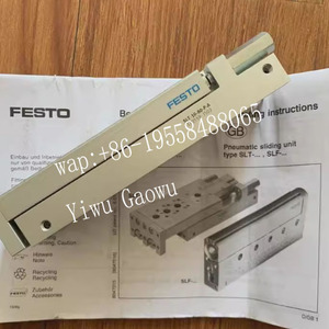 Actuador Deslizante Original Festos SLF-6-20-P-A 0.15-1MPa de Doble Acción con Posición Final Ajustable 170504 - Product Image 1