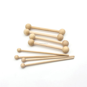 Bán buôn gỗ <span class=keywords><strong>Dowel</strong></span> và que gỗ bạch dương <span class=keywords><strong>Dowel</strong></span> với bóng mini drumstick gỗ Búa đồ chơi bóng thanh - Product Image 4