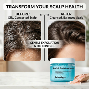 Exfoliante Capilar con Sal Marina, Limpieza Profunda, Alivia la Picazón, Equilibra la Grasa del Cuero Cabelludo, Hidratante y Calmante - Product Image 4