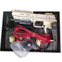 Pistolet optique USB avec 4 capteurs LED pour jeux d'arcade, accessoires modifiés pour PC, tir avec effet de recul