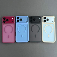 Coque de téléphone magnétique antichoc en TPU et PC pour iPhone 18, 17, 16, 15 Pro Max – Accessoire de mode pour téléphone – Vente flash