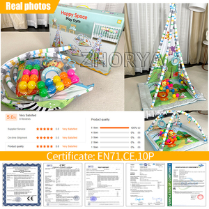Tente de jeu <span class=keywords><strong>tipi</strong></span> 3 en 1 Zhorya, <span class=keywords><strong>tapis</strong></span> de jeu pliable pour bébé, <span class=keywords><strong>tapis</strong></span> de jeu au <span class=keywords><strong>sol</strong></span> - Product Image 5