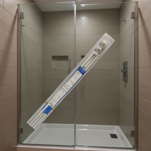 MNJ Double-sided Suction Shower Curtain Rod 10804 Aluminum Alloy 1 Pcs - Product Image 2