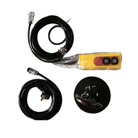Mini palan électrique à câble 110V/220V/240V, équipement de levage pour la construction, usage domestique et restaurant, 100kg 500kg, télécommande métallique
