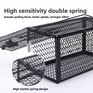 Piège à souris robuste amélioré en gros <span class=keywords><strong>pour</strong></span> usine, <span class=keywords><strong>cage</strong></span> à rats, piège à souris à déclenchement rapide, peut servir de <span class=keywords><strong>cage</strong></span> de transport - Product Image 2
