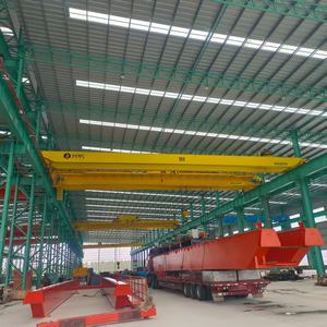 Grúa Puente de Servicio Pesado con Polipasto de Doble Velocidad y Control Remoto Inalámbrico para Plantas de Procesamiento y Fabricación de Acero - Product Image 1
