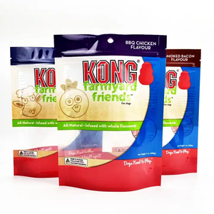 Emballage alimentaire vertical personnalisé pour animaux de compagnie film polyester sac à fermeture à glissière sac alimentaire - Product Image 2