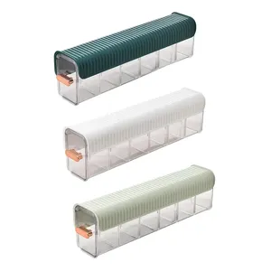 Organisateurs de tiroirs 6 grilles Culottes de <span class=keywords><strong>rangement</strong></span> auto-adhésives Garde-robe Chaussettes Sous-vêtements Support <span class=keywords><strong>mural</strong></span> Organisateur de tiroir - Product Image 1