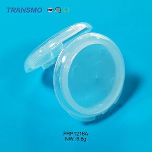 Emballage biodégradable transparent pour blush, palette de fards à paupières individuels, étui compact rond, conteneur en plastique et PP pour parfum - Product Image 4