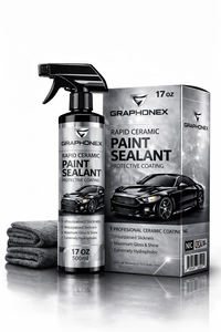 สเปรย์เคลือบเซรามิกใส GRAPHONEX Rapid Transparent Ceramic Spray Paint Protection Formula-500ml 10-Year PH2-12 Tolerance ให้ความเงางามระดับมืออาชีพสำหรับรถยนต์ - Product Image 3