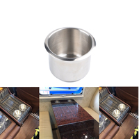 Porte-gobelet anti-déversement en acier inoxydable pour Casino Poker Table de travail Bureau RV Camper Poker Accessoires