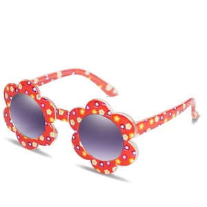 Lunettes de soleil rondes pour bébés et enfants, colorées, mignonnes, à la mode, protection UV, pour l'extérieur, usage quotidien - Product Image 1