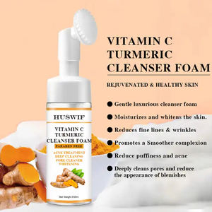 Vente en gros Marque privée Nettoyant en profondeur à base de plantes bio Nettoyant pour le visage coréen <span class=keywords><strong>Mousse</strong></span> nettoyante pour visage Turmetic pour peau grasse - Product Image 4