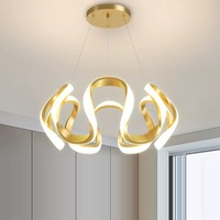 Lustre LED 80W avec interrupteur, hauteur réglable, 3 couleurs + ampoules étoilées + suspension au plafond pour salon, salle à manger, cuisine