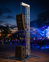 Torre de Elevación Portátil Plegable para Line Array, Torre de Montaje Rápido para Eventos al Aire Libre
