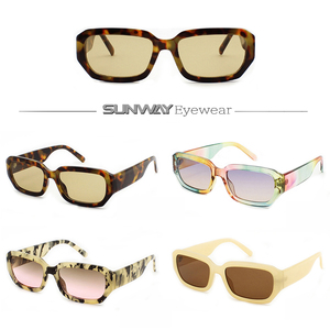 2025 Trending Vintage Style Brand Small Square Frame <b>Sun</b> Glasses <b>Shades</b> Multi-color Personalized Women Men Sunglasses Custom - Product Image 2