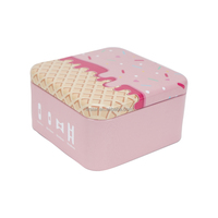 Kit de pansements fantaisie imprimés sur mesure en gros, pansements adhésifs à thème spatial avec boîte métallique, ensemble de pansements pour enfants à motifs de dessins animés