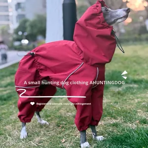 Impermeable y Cortavientos, <span class=keywords><strong>Chubasquero</strong></span> Informal de Algodón <span class=keywords><strong>para</strong></span> Perros <span class=keywords><strong>Galgo</strong></span> Italiano y Whippet - Product Image 4