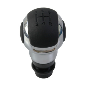 Pommeau de levier de vitesse de voiture 5 vitesses, enveloppé de cuir, ergonomique, pour Peugeot 106 206 207 307 407 - Product Image 3
