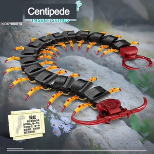 Ensemble de blocs de construction pour enfants sur le thème des insectes, série animale, construction de la jungle, mille-pattes, scorpion, araignée, trilobite, briques jouet - Product Image 4