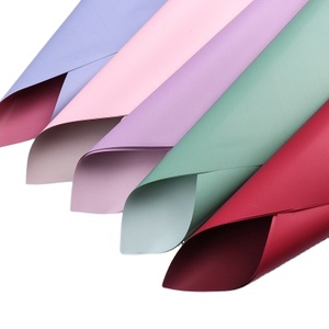 New design double side waterproof flower wrapping paper flower paper rose
