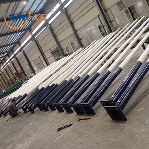 เสาเหล็กชุบสังกะสีทรงแปดเหลี่ยมแข็งแรงทนทานสำหรับรั้วรอบพื้นที่ - Product Image 1
