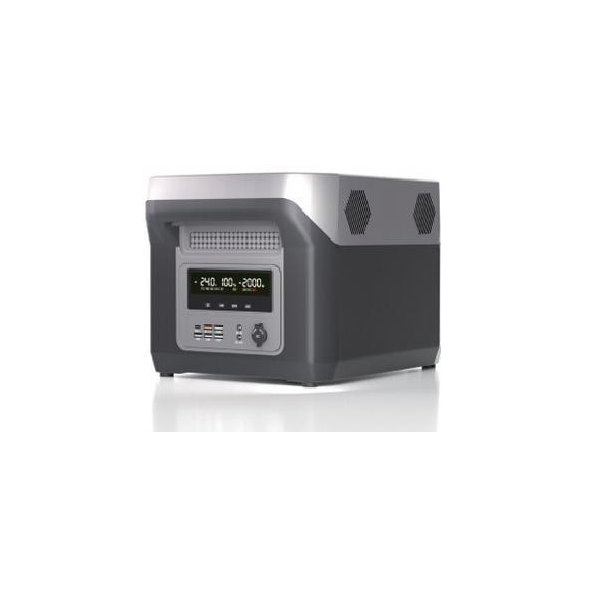 2000Wh 2000W LiFePO4 Rechargeable Solar Generator for Outdoor Camping RV Travel Home Emergency Backup Portable Power Station
