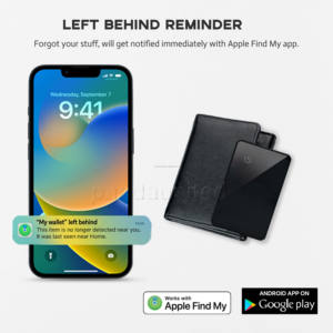 超薄型ガラスカードトラッカーFind My MFI認定リアルタイムロケータ用,紛失防止バッグ財布荷物子供用高齢者用ペット - Product Image 3