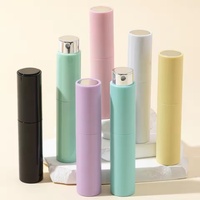 Flacon de parfum en verre personnalisé, atomiseur de parfum rechargeable en cuir de luxe, flacon de voyage portable, 10 ml